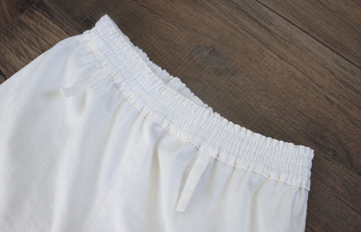 How To: Linen Set - Tie-Up Sides Top & Elasticated Waist Shorts ...
