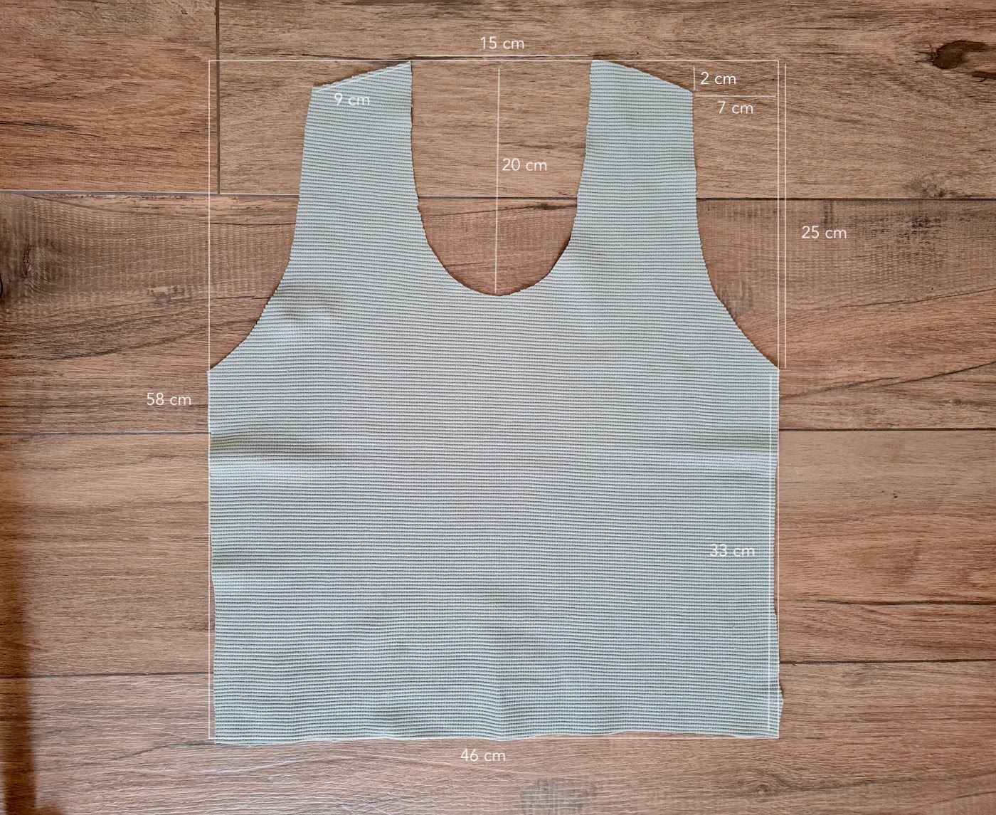 Basics: Minimal Knit Tank with Binding Finished Neckline and Arm Holes ...